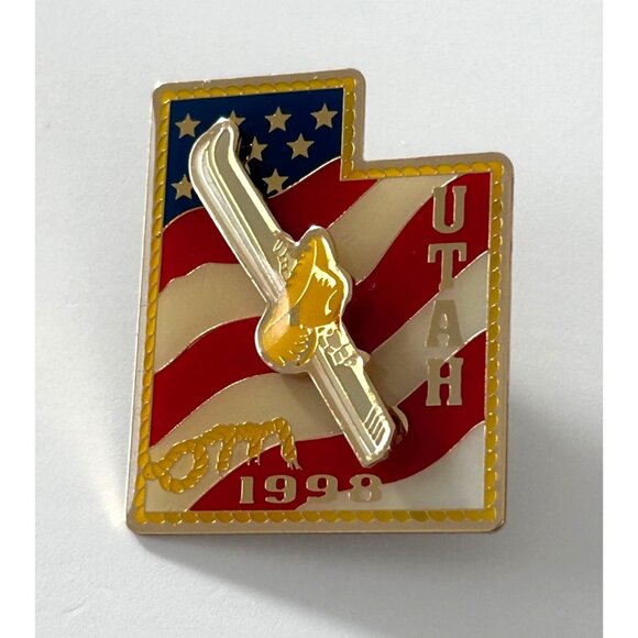 Vintage Odyssey of the Mind 1999 Utah OotM UT 3D Enamel Pin - Picture 1 of 3